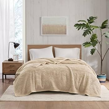 バーバリー　シルク毛布 Amazon.com: Woolrich Burlington Berber Blanket Super Soft